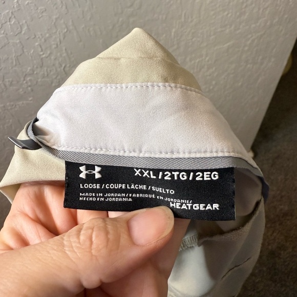 Under Armour Casual Button Down Shirt - Light Tan - Picture 7 of 10